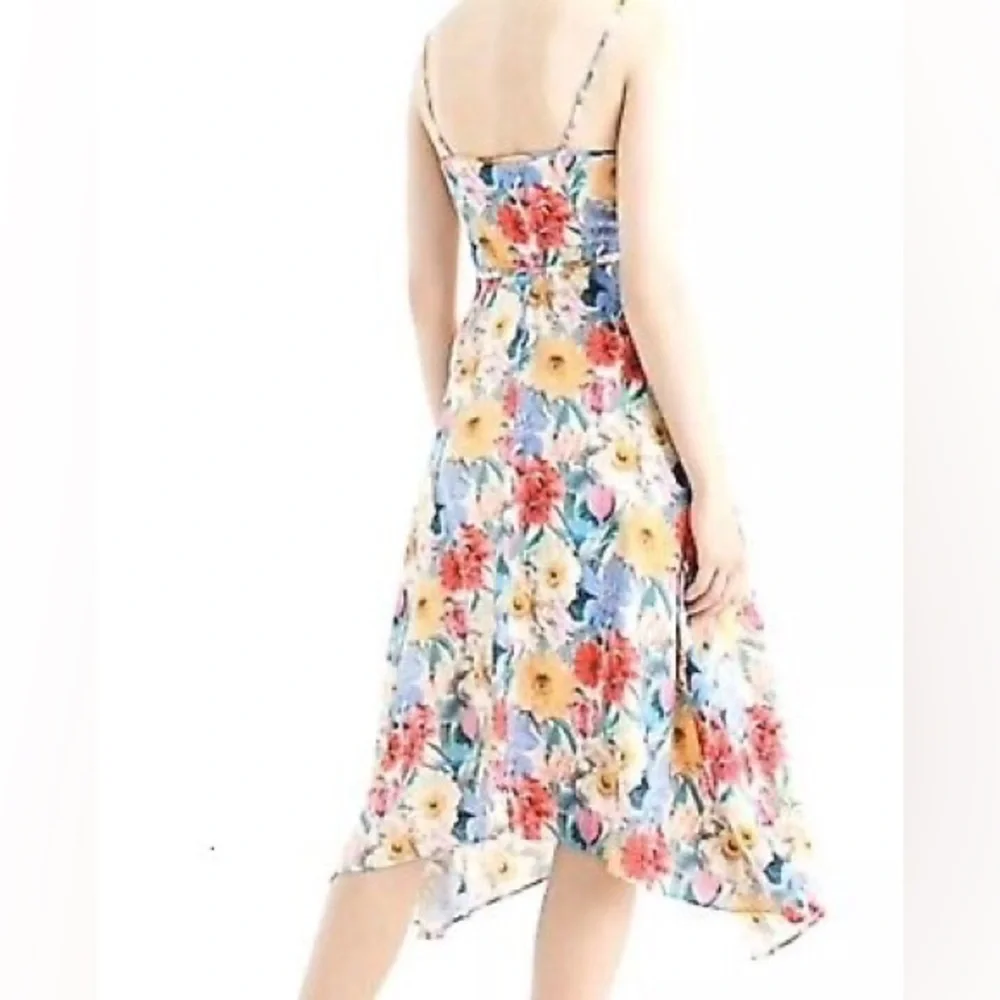 J. Crew Collection silk flowing party dress in Liberty Melody Floral - Picture 5 of 7